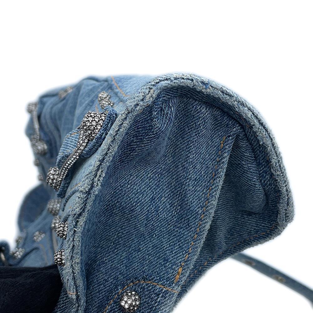 Balenciaga Neo Cagol XS Denim Handbag Shoulder Bag - Picture 9 of 12